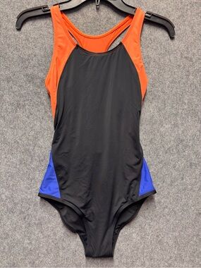 Beautikini Period Swimwear One Piece Leakproof Athletic Racerback Swimsuit